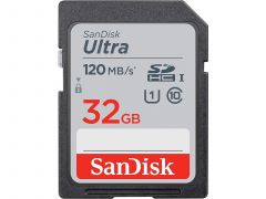 Карта памет SANDISK Ultra SDHC, 32GB, Class 10, U1, 120 Mb/s