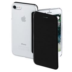 Калъф HAMA Clear за Apple iPhone 7/8, Черен