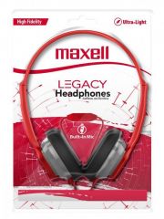 Слушалки с микрофон MAXELL HP360 LEGACY, Червен