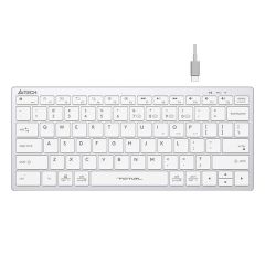 Безжична клавиатура A4TECH FBX51C FStyler, бял