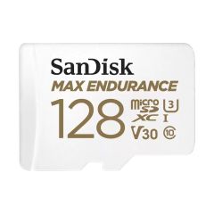 Карта памет SANDISK MAX Endurance, SD Адаптер, micro SDXC UHD, V30, 128GB, Class 10