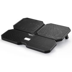 Охладител за лаптоп DeepCool Multi Core X6, 15.6&quot;, 2x140+100 mm, Черен