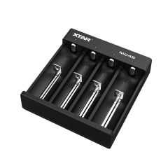 Зарядно у-во  XTAR MC4S, USB Type-C, Universal Charger, LiIon &amp; NIMH, 18650, CR123, AA, AAA