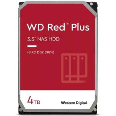 Хард диск WD Red Plus, 4TB NAS, 3.5&quot;, 256MB, 5400RPM