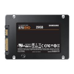 SSD SAMSUNG 870 EVO SATA 2.5&rdquo;, 250GB, SATA 6 Gb/s, MZ-77E250B/EU