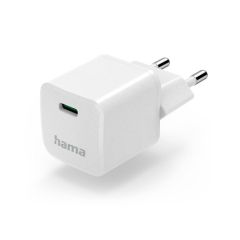 Бързо мини зарядно HAMA &quot;Eco&quot;, USB-C (PD) / Qualcomm&reg; 3.0, 25 W, бяло