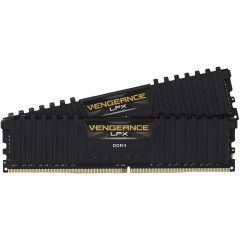 Памет CORSAIR VENGEANCE LPX, 16GB (2 x 8GB), DDR4, 3200MHz, Black