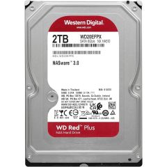 Хард диск WD Red PLUS NAS, 2TB, 5400rpm, 128MB, SATA 3