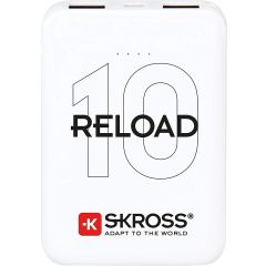 Външна батерия SKROSS RELOAD 10, 10000 mAh, Бял