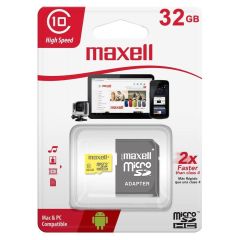 Карта памет Maxell micro SDHC, 32GB