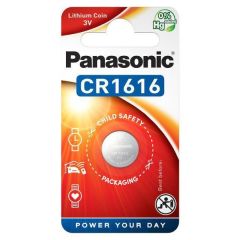 Бутонна литиева батерия PANASONIC CR-1616, 3V