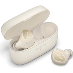 Блутут слушалки Jabra Elite 4, Light beige