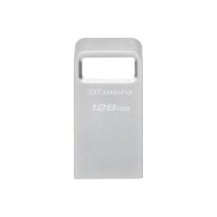 USB памет KINGSTON DataTraveler Micro, 128GB,USB-A 3.2 Gen 1, Сребрист