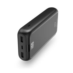 HAMA Външна батерия Power pack &quot;Performance 20&quot;, 20000 mAh, 3 изхода: USB-C, 2x USB-A