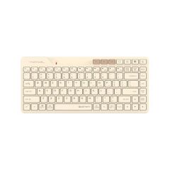 A4tech FBK26C AS Cafe Latte Fstyler безжичнa мини тиха клавиатура, Multi-mode, кирилизирана