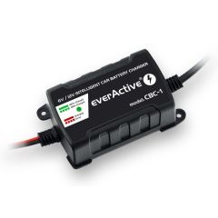 Зарядно процесорно устройство за акумулатор 6V/12V everActive CBC-1 v2  до 1А за автомобили и мотоциклети