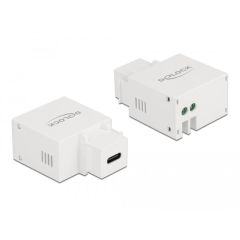 Модул Delock, USB-C порт за зареждане, За монтаж на панел Keystone