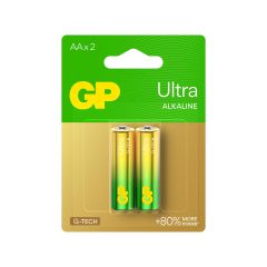 Алкална батерия GP ULTRA LR6 AA /2 бр. в опаковка/ 1.5V GP, GP15AU