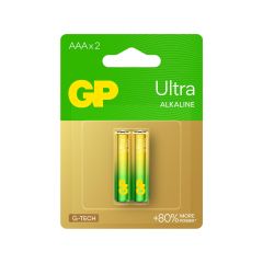 Алкална батерия GP ULTRA LR03 AAA /2 бр. в опаковка/ блистер 1.5V GP,GP24AU