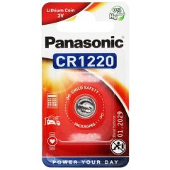 Бутонна батерия литиева PANASONIC  CR1220 3V