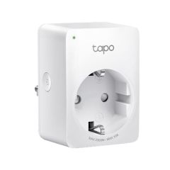TP LINK TAPO P100 Смарт контакт 10A, 2300W, 2.4Ghz, задаване на график, таймер