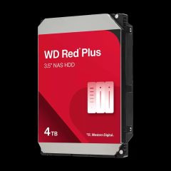 Хард диск WD Red Plus, 4TB NAS, 3.5&quot;, 128MB, 5400RPM